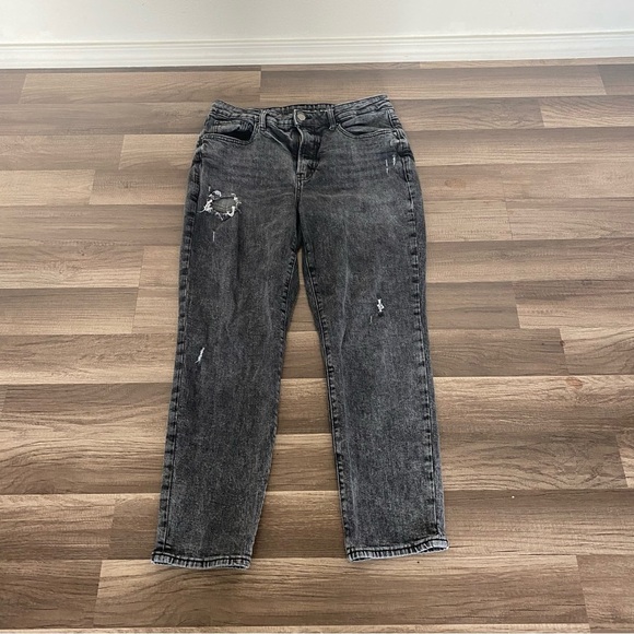 Old Navy Denim - Old navy washed out black jeans size 12